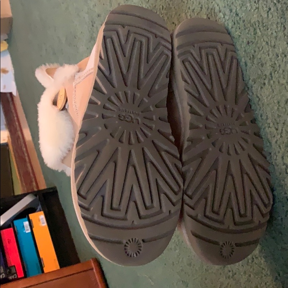 Tan Bailey Button Ugg Boots - image 3